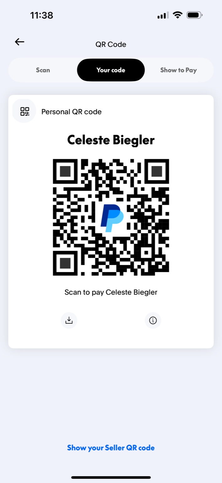 PayPal QR code